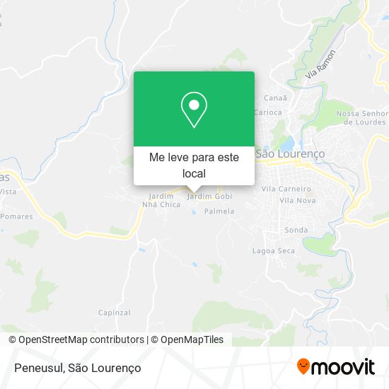 Peneusul mapa