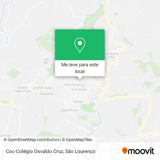 Coc-Colégio Osvaldo Cruz mapa