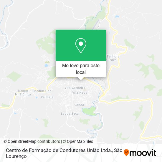 Centro de Formação de Condutores União Ltda. mapa