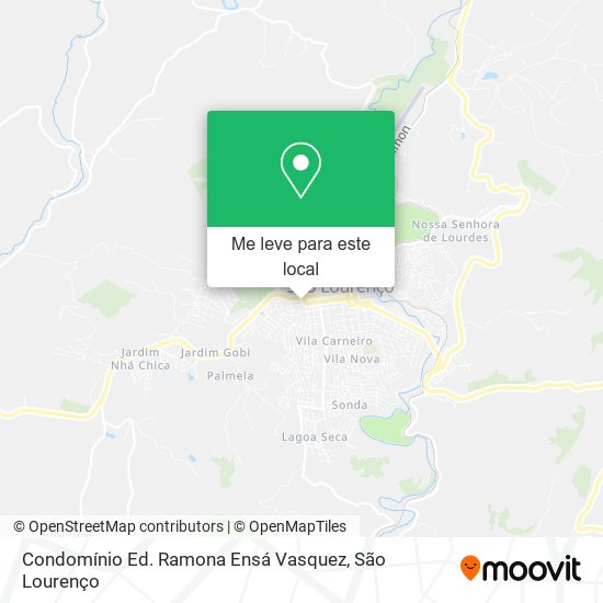 Condomínio Ed. Ramona Ensá Vasquez mapa