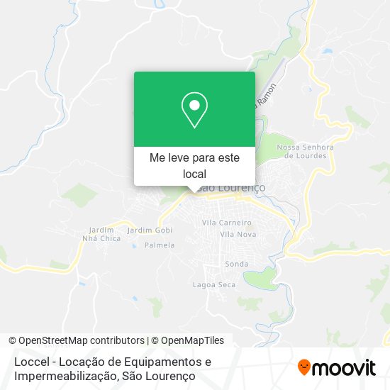 Loccel - Locação de Equipamentos e Impermeabilização mapa
