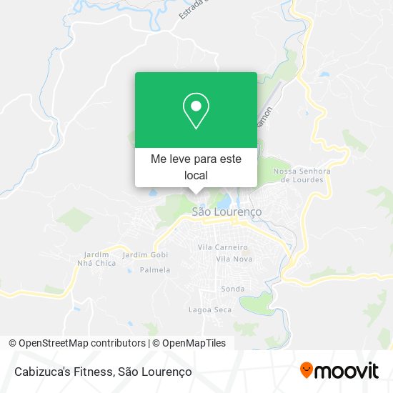 Cabizuca's Fitness mapa