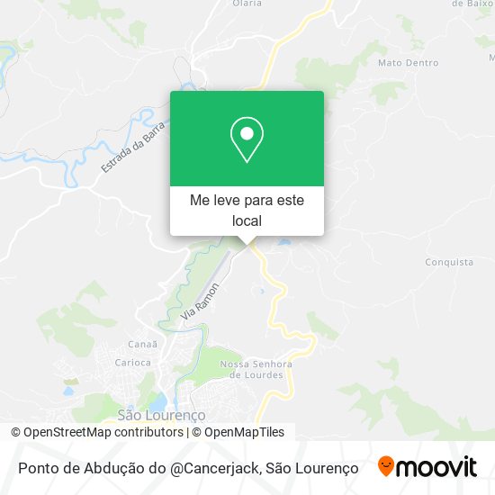 Ponto de Abdução do @Cancerjack mapa