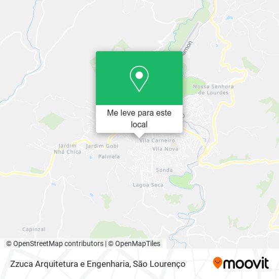 Zzuca Arquitetura e Engenharia mapa