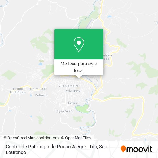Centro de Patología de Pouso Alegre Ltda mapa