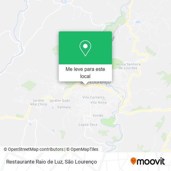 Restaurante Raio de Luz mapa