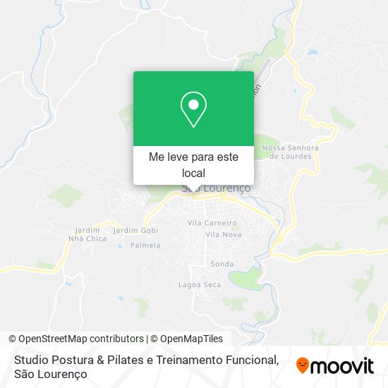 Studio Postura & Pilates e Treinamento Funcional mapa