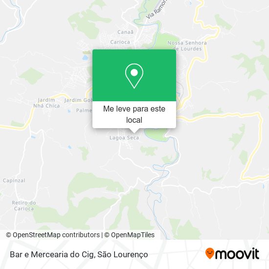 Bar e Mercearia do Cig mapa