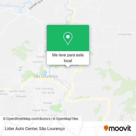 Líder Auto Center mapa