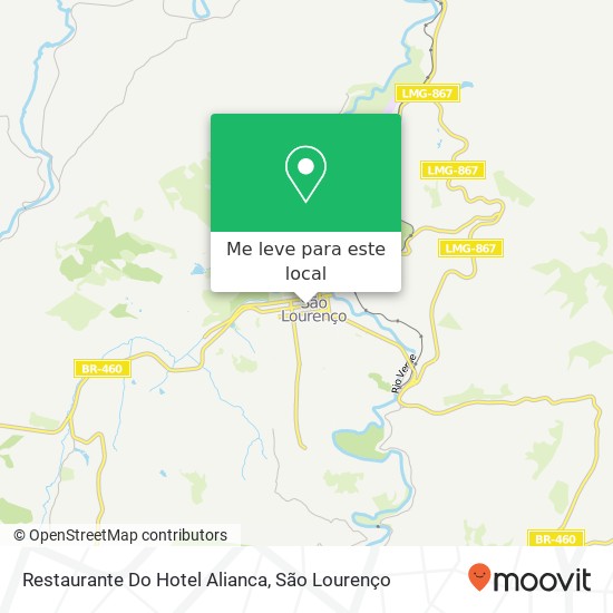Restaurante Do Hotel Alianca mapa
