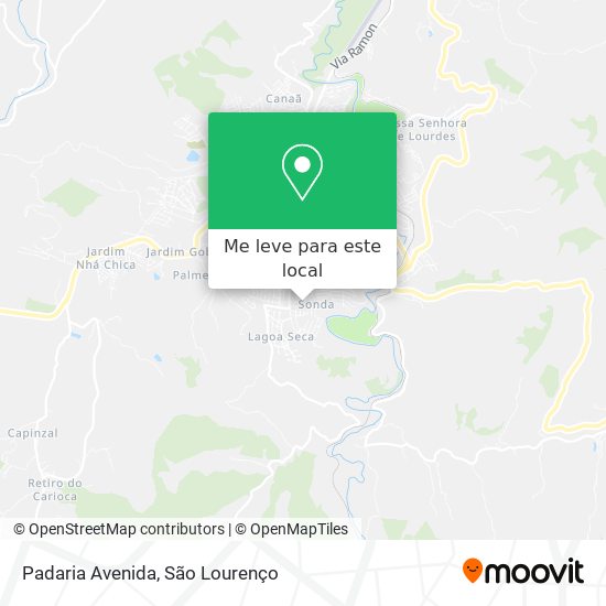 Padaria Avenida mapa