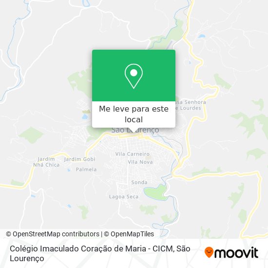 Colégio Imaculado Coração de Maria - CICM mapa