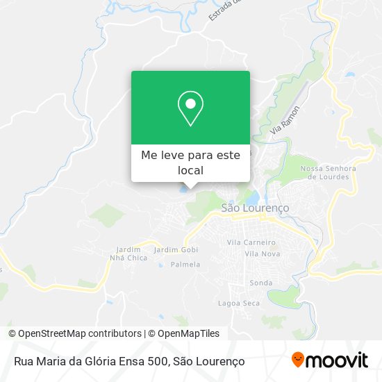 Rua Maria da Glória Ensa 500 mapa