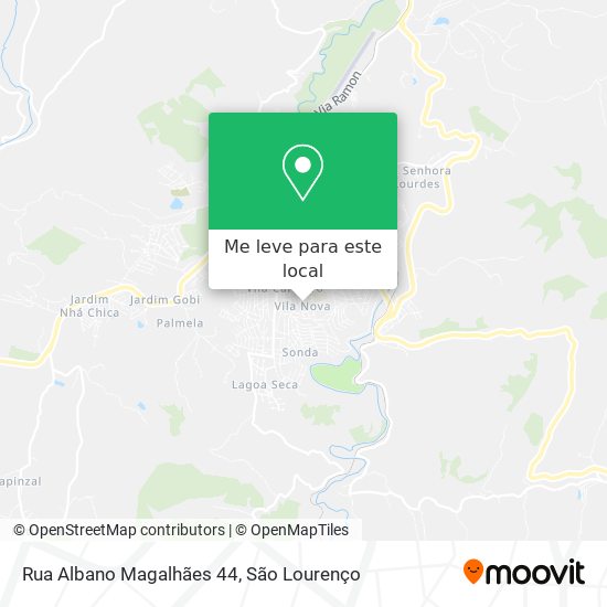 Rua Albano Magalhães 44 mapa