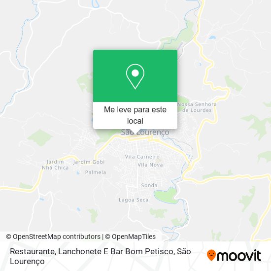 Restaurante, Lanchonete E Bar Bom Petisco mapa