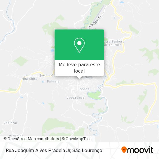 Rua Joaquim Alves Pradela Jr mapa