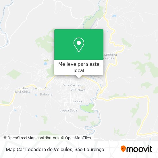 Map Car Locadora de Veiculos mapa