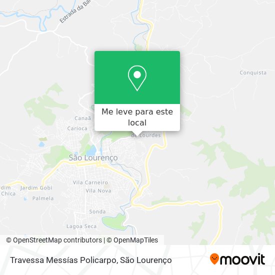 Travessa Messías Policarpo mapa