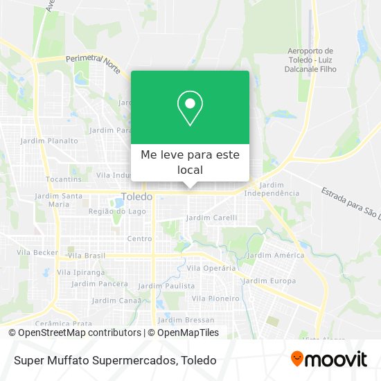 Super Muffato Supermercados mapa