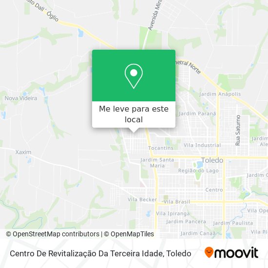 Centro De Revitalização Da Terceira Idade mapa