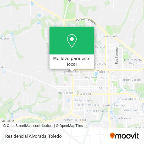 Residencial Alvorada mapa