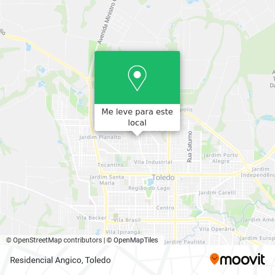 Residencial Angico mapa