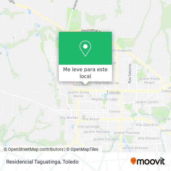 Residencial Taguatinga mapa