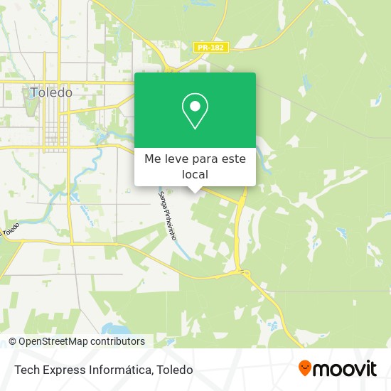 Tech Express Informática mapa