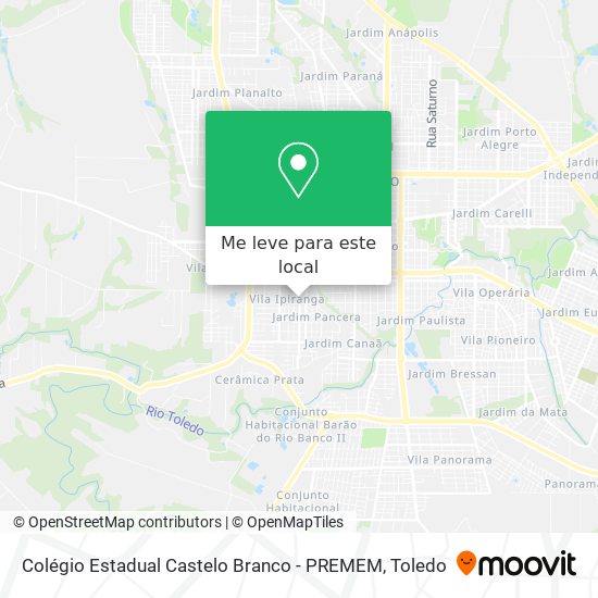 Colégio Estadual Castelo Branco - PREMEM mapa