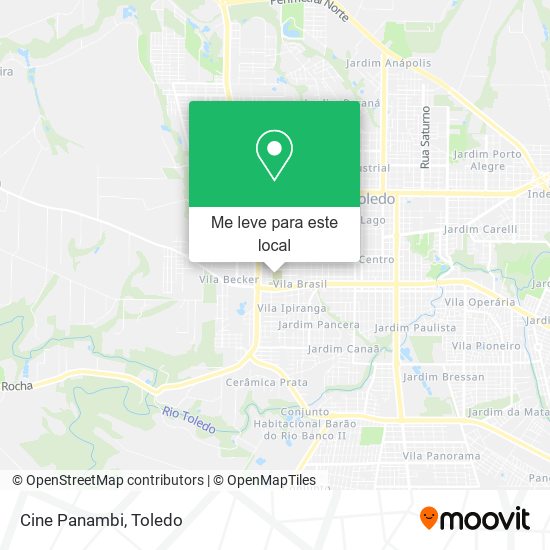 Cine Panambi mapa