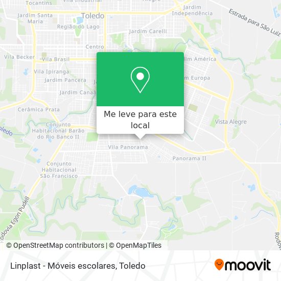 Linplast - Móveis escolares mapa