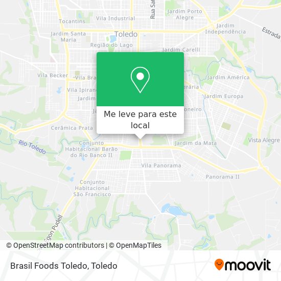 Brasil Foods Toledo mapa