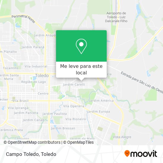 Campo Toledo mapa