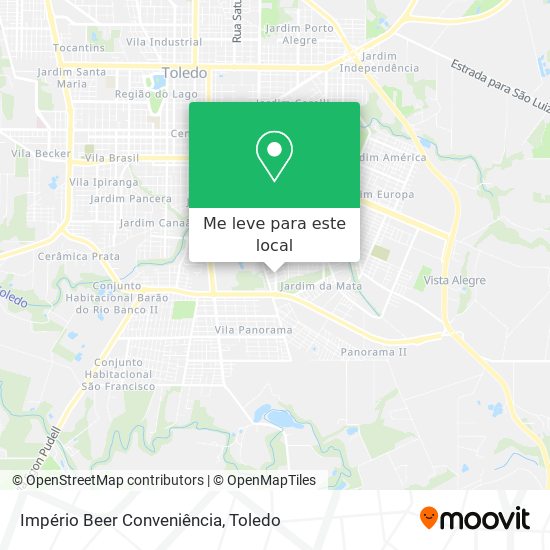 Império Beer Conveniência mapa