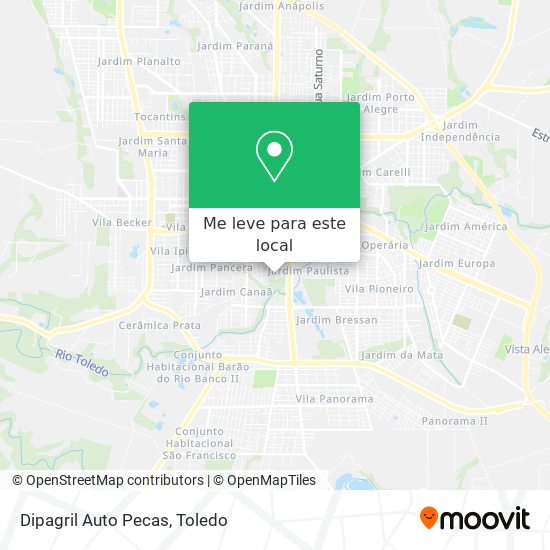 Dipagril Auto Pecas mapa