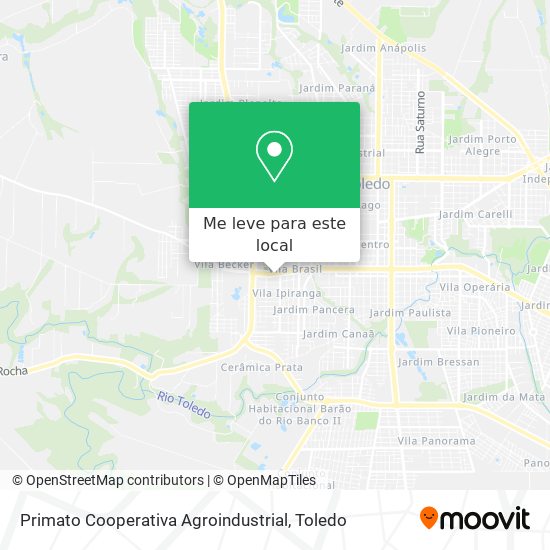 Primato Cooperativa Agroindustrial mapa