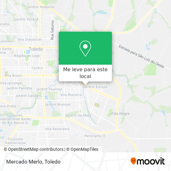 Mercado Merlo mapa