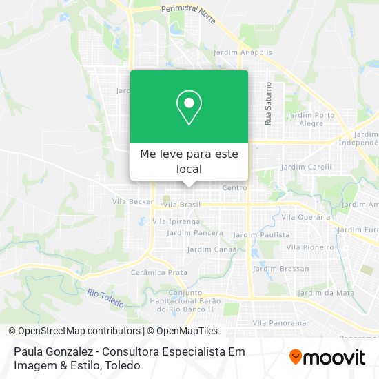 Paula Gonzalez - Consultora Especialista Em Imagem & Estilo mapa