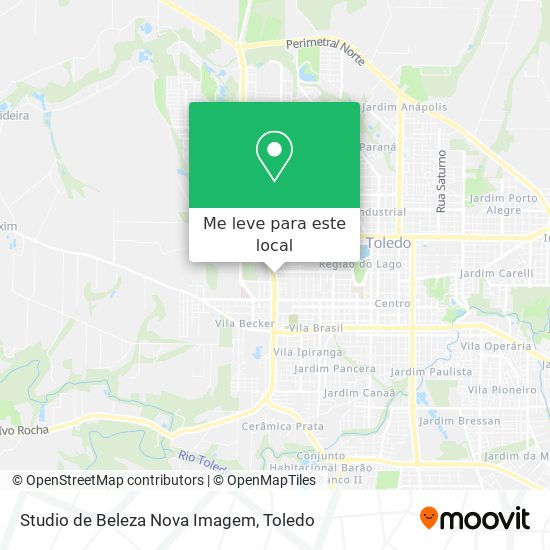 Studio de Beleza Nova Imagem mapa