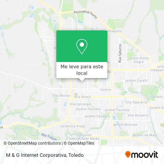 M & G Internet Corporativa mapa