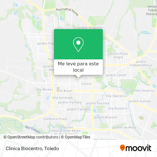 Clinica Biocentro mapa