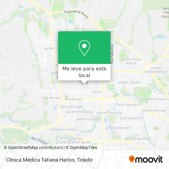 Clínica Médica Tatiana Harlos mapa