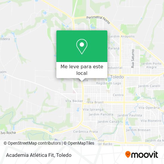 Academia Atlética Fit mapa