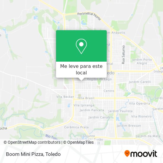 Boom Mini Pizza mapa