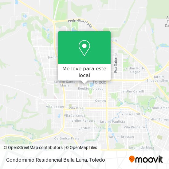 Condominio Residencial Bella Luna mapa