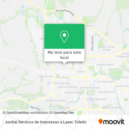 Jundiai Servicos de Impressao a Laser mapa