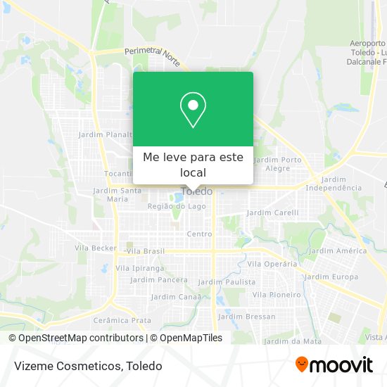Vizeme Cosmeticos mapa