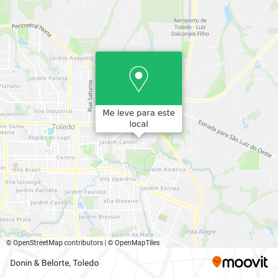 Donin & Belorte mapa