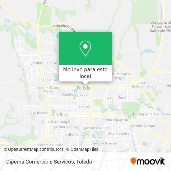 Dipema Comercio e Servicos mapa
