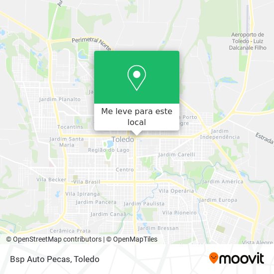 Bsp Auto Pecas mapa
